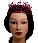 Bachelorette Party Maid of Honor Pink Sparkle Tiara